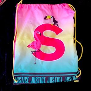 Justice beach bag and wallet